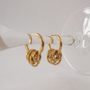 Gold Rings Earring